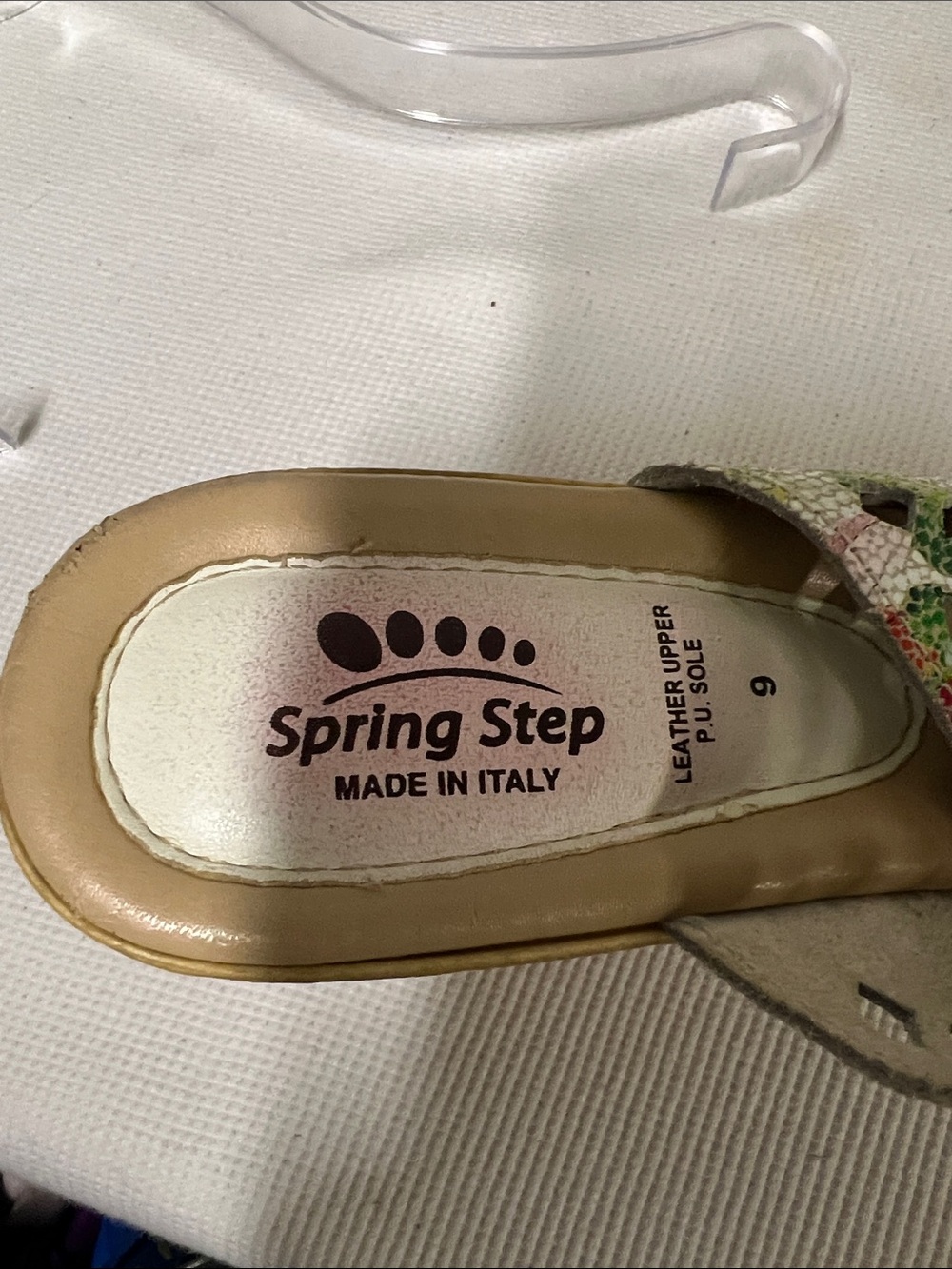 Spring Step Floral Multi-Color Wedge Sandals - Picture 7 of 7